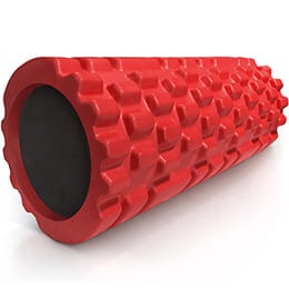 Rolo pilates sensitivo 33 cm rojo